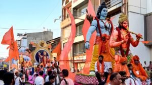 File Image Via X: Ram Navami Procession